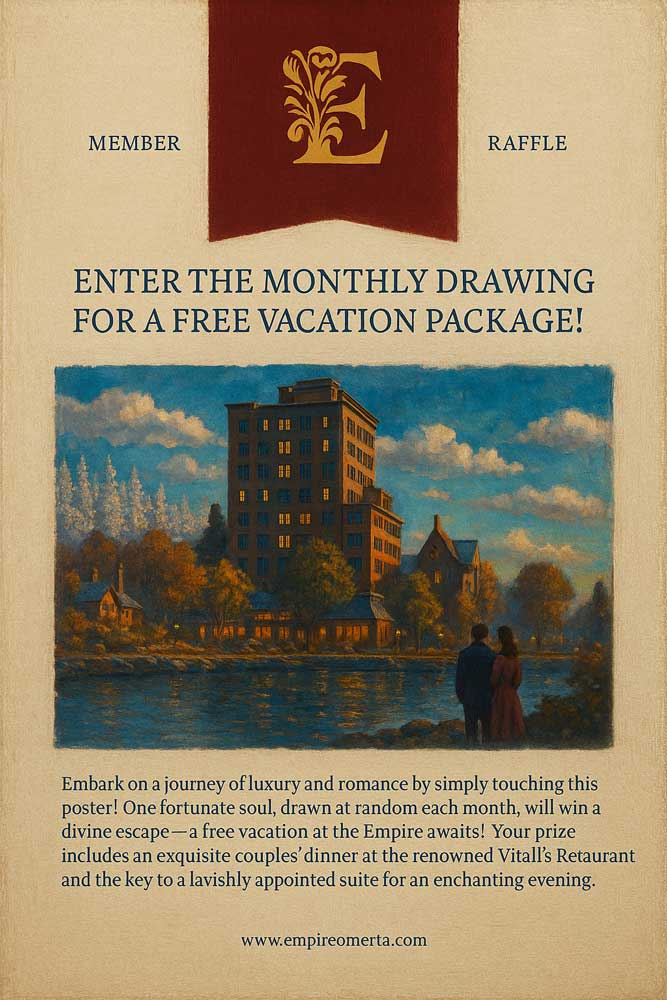 Members Drawing for Free Vacation Package!